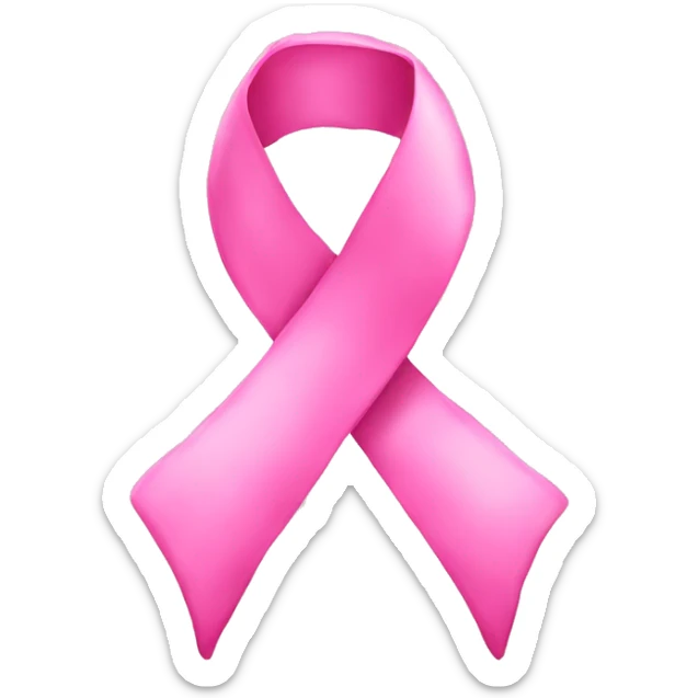 pink ribbon sticker