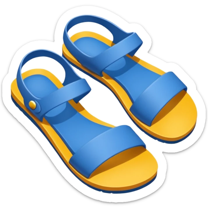 Gambar sandal kanan yang merupakan pasangan dari emoji 🩴.
Bentuk dan warna sama persis seperti sandal kiri pada emoji, tetapi posisinya harus berlawanan arah (menghadap ke kanan).
Gaya minimalis, latar belakang polos putih, tampak dari atas (top view), pencahayaan lembut agar detail terlihat jelas. sticker