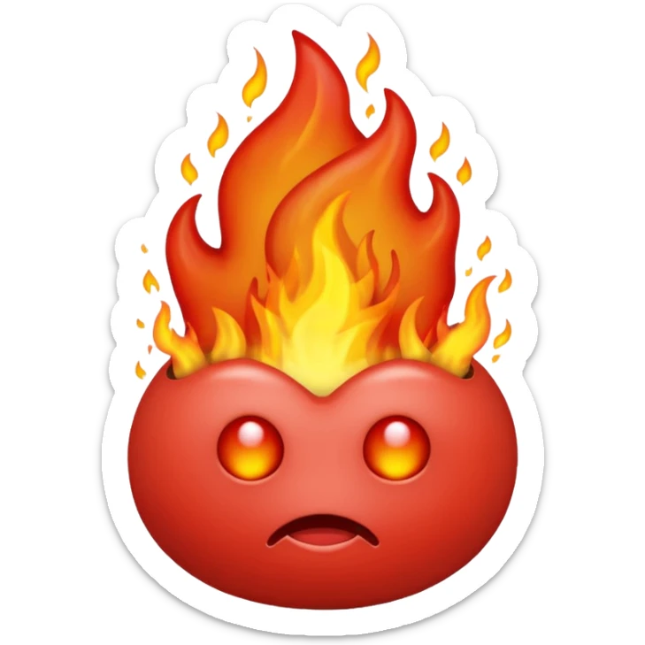 anus on fire sticker