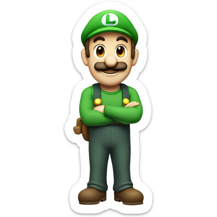Luigi sticker