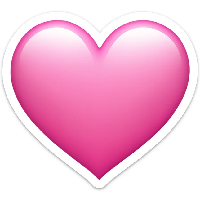 Like pink heart sticker