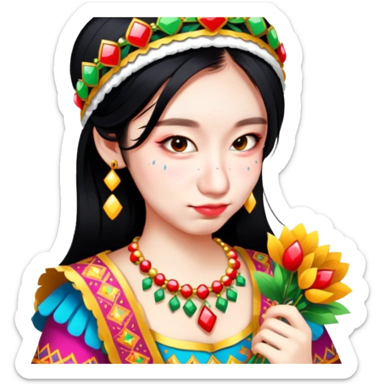 Colorful Parade Participant sticker