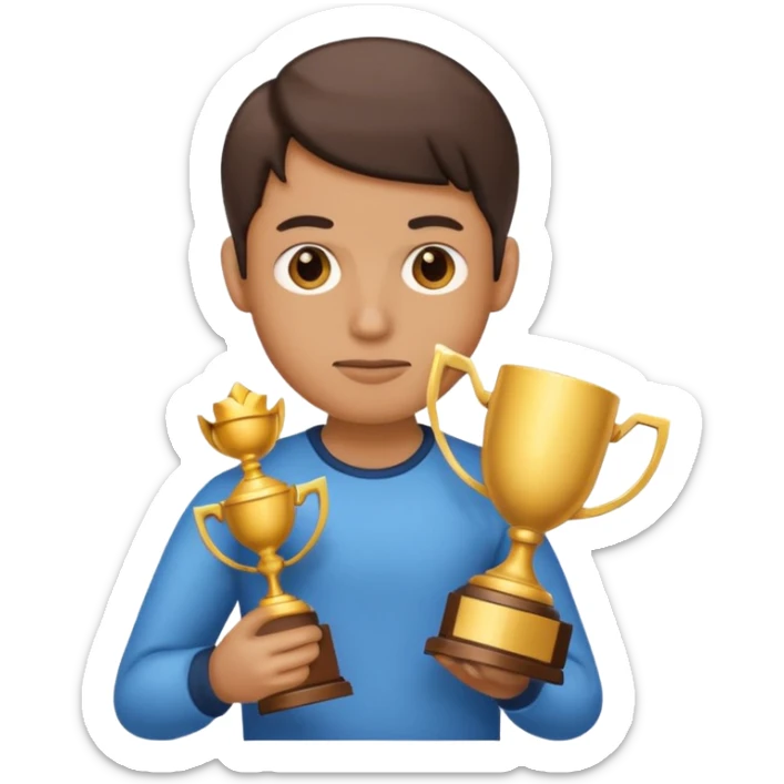 Create an emoji that reflects people that asks a lot of questions and get rewarded as most active participant in a training sticker