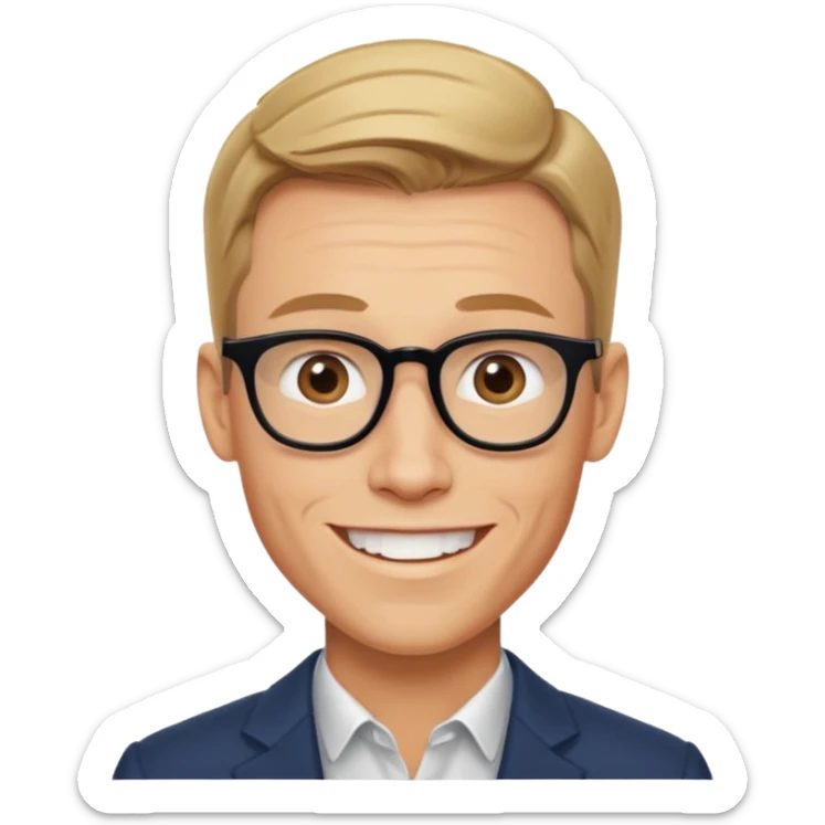 A super-realistic, cinematic, and indistinguishable from the real President of Finland, Alexander Stubb. sticker