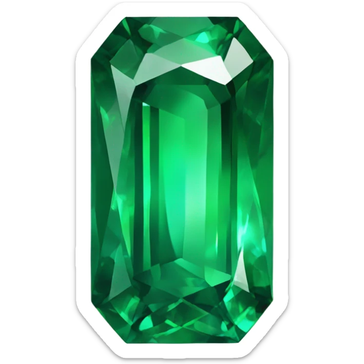 emerald  sticker