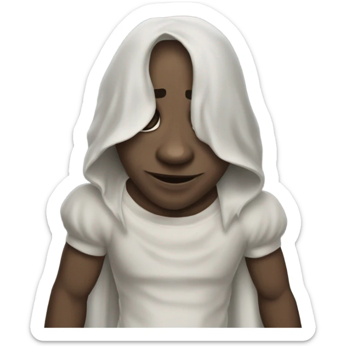  Sagopa kajmerin melankolia albümü fotoğrafındaki boynundan balona asılmış insan silüeti sticker