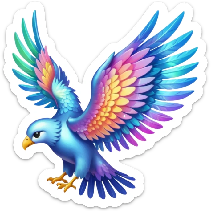 I would like to create unique wings I can use in my poem titles for the Archangels: Lucifer, Michael, Gabriel, Raphael, and Uriel sticker