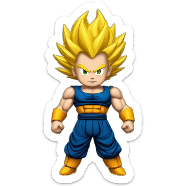 Super saiyan sticker