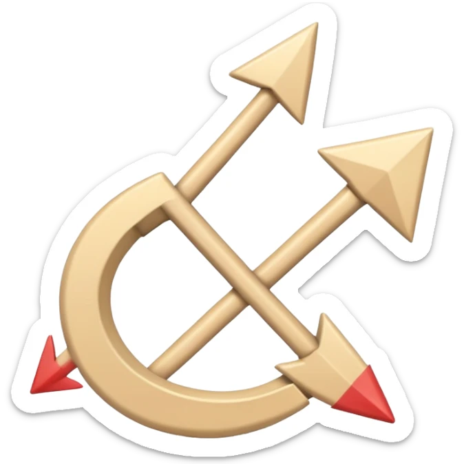 The male symbol but the male arrow is bent/curved downwards, and there is a female stem too so its like a sissy icon (a sissy/feminine boy icon), for sissy boys, sissy girls sticker