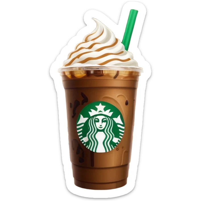 Starbucks iced coffee with Dubai chivalry bar with green filling and burn Khalifa  sticker