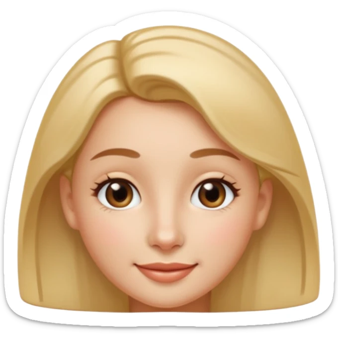 A 3D cartoon woman’s face close-up showing a small shiny nose pin, soft skin tone, gentle smile, smooth lighting, realistic Memoji-style. sticker