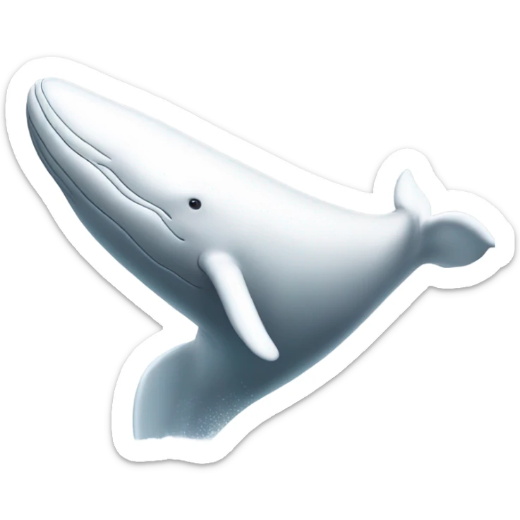 white whale , underside sticker