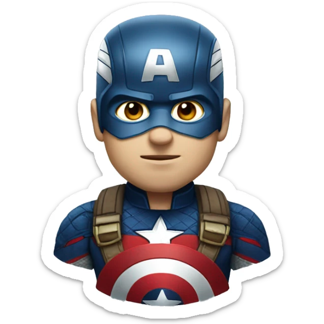 Captain America  sticker