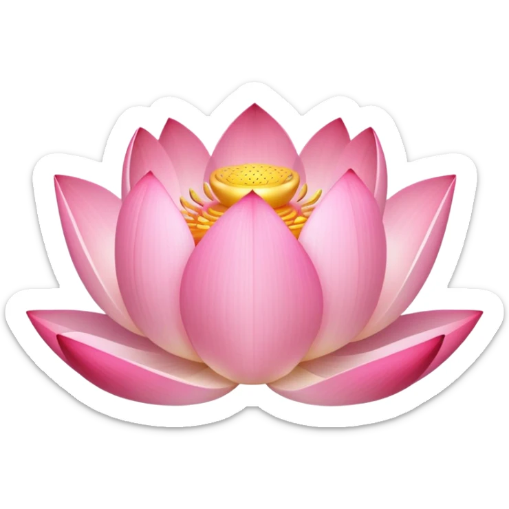 Heart of lotus  sticker