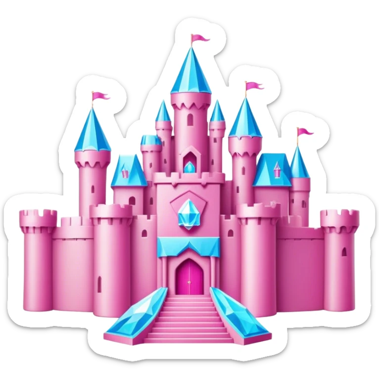 barbie diamond castle sticker