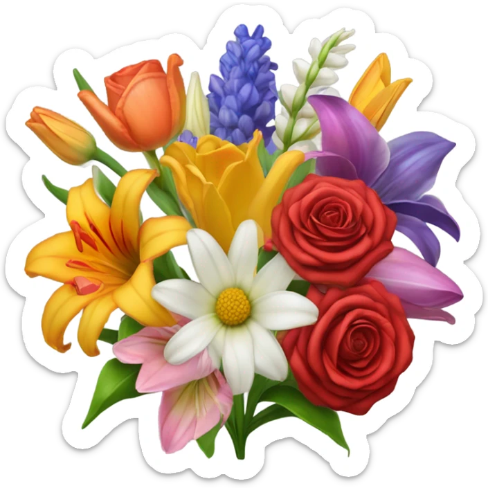 Flowers sticker