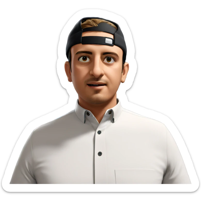 nighttime solo portrait outdoors sticker