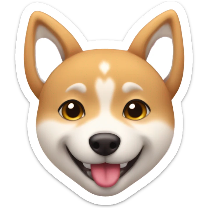 siba inu adore | crush | hearts | in love | smiling face with hearts sticker