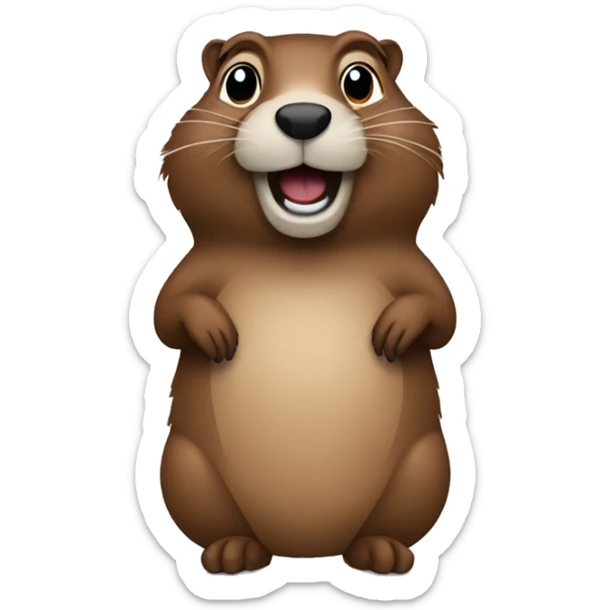 Groundhog  sticker