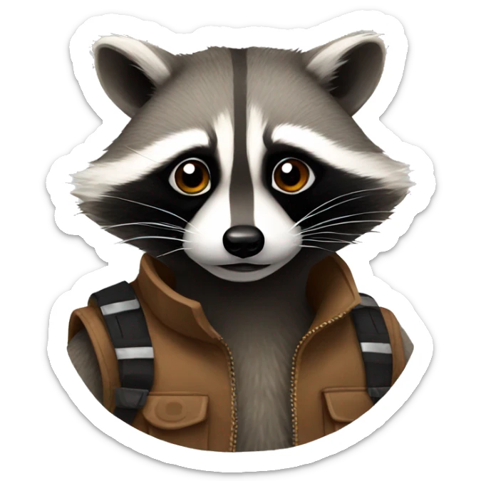 Raccoon  sticker