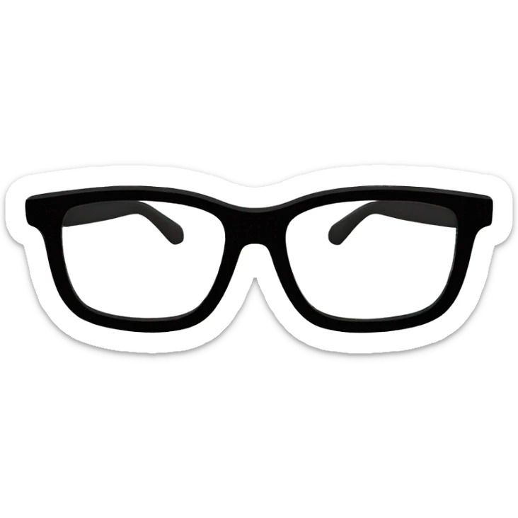 glasses sticker