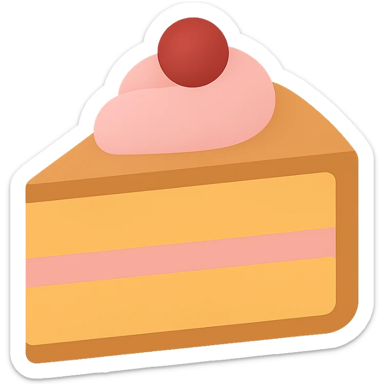 Cake sticker