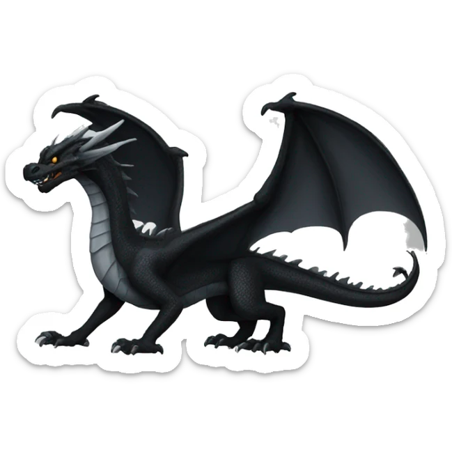 Black Dragon sticker
