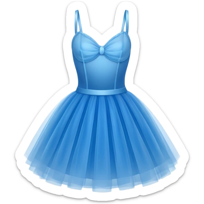cinematic-realistic-blue-tutu,-layers-of-fine,-soft-tulle-forming-a-voluminous-and-airy-skirt,-delicate-folds-catching-the-light,-slightly-frayed-edges-adding-authenticity,-glowing-softly-with-a-warm-and-ethereal-elegance sticker