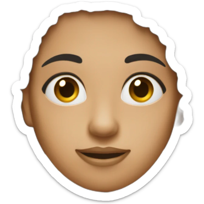 Mujer pelo negro largo, piel blanca y ojos negros con una camara en la mano  sticker