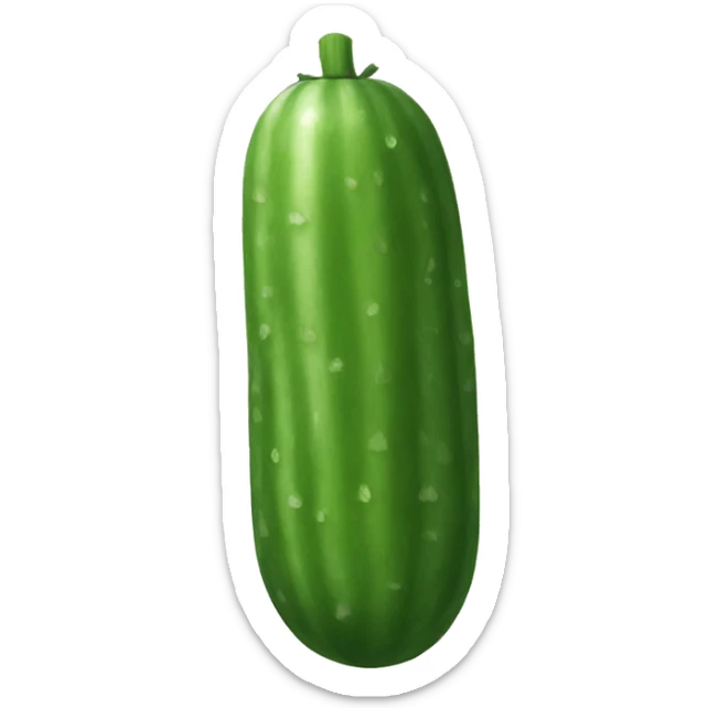 Cucumber sticker