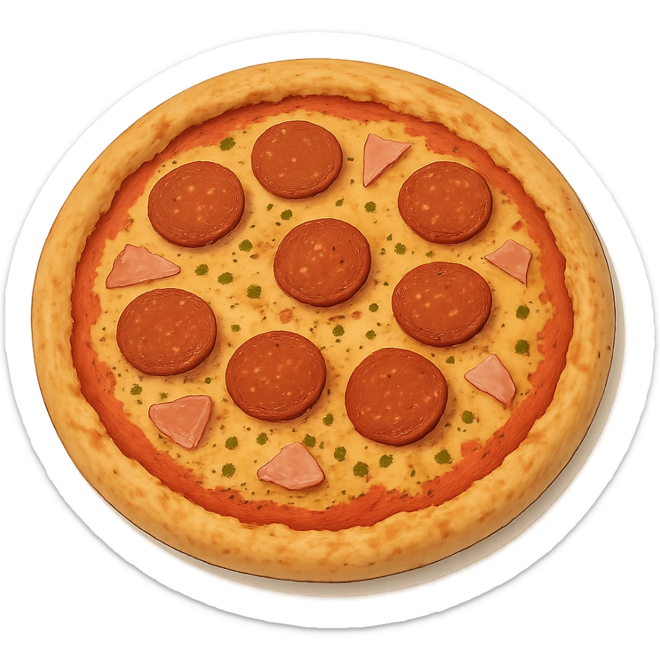 full pizza sticker