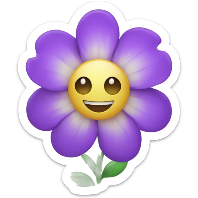Flower  sticker
