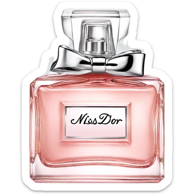 Miss dior perfume sticker