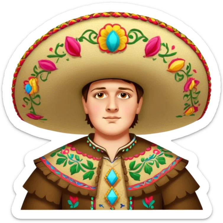 Traditional Costume Enthusiast sticker