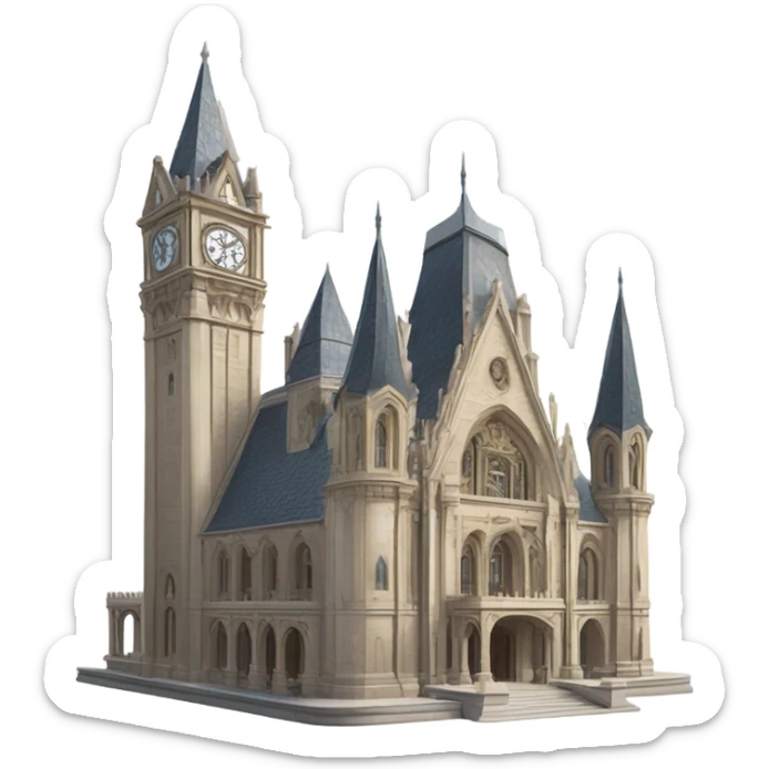 London houses of parliament sticker