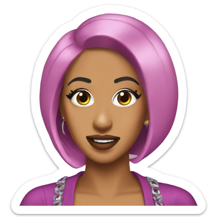 cardi b sticker