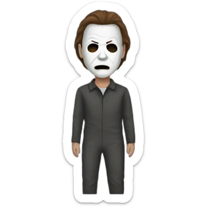 Michael myers sticker