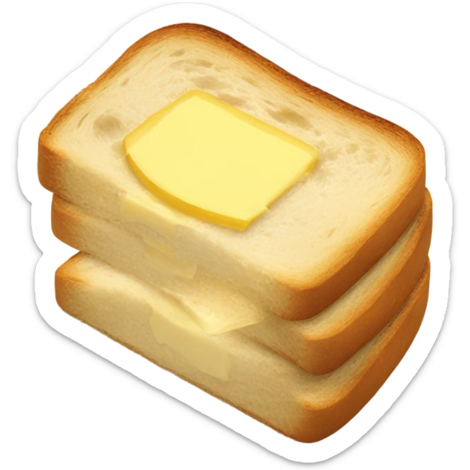 Bread whith butter sticker