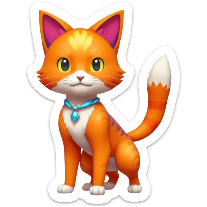 Meowscarada-Pokémon (full body) sticker