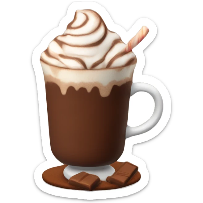 Hot chocolate  sticker