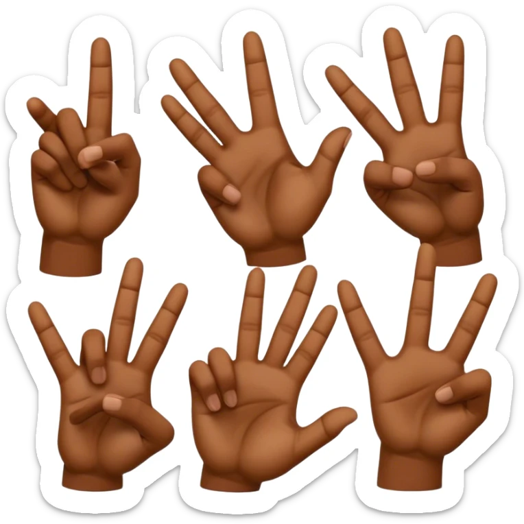 Cinematic Realistic Italian Gestures Pop Culture Emoji, showcasing expressive hand gestures rendered with lifelike textures and playful, energetic lighting. sticker