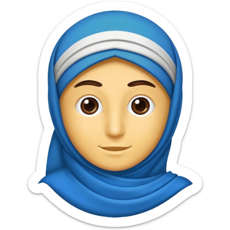 DOĞU TÜRKİSTAN BAYRAĞI (İNSANSIZ) AY VE YILDIZ MAVİ BAYRAK sticker