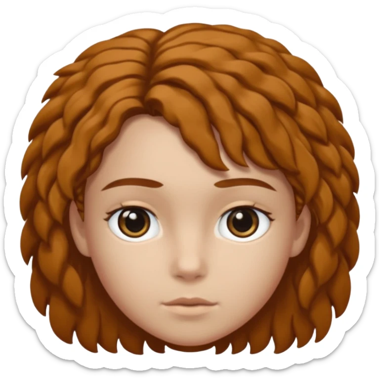 Un garçon cheveux boucle et yeux marron clair et une fille cheveux noir lisse côte à côte se disputant et se traitant de manipulateur  sticker