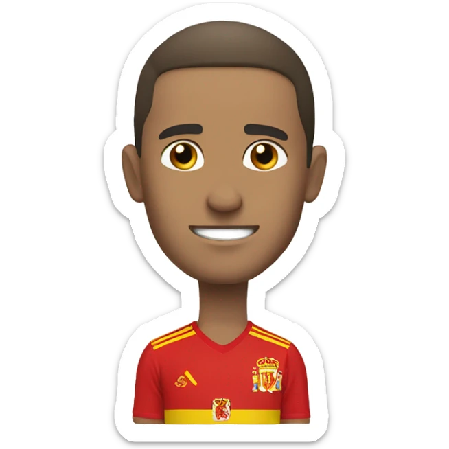 Spain get football European champions toay sticker