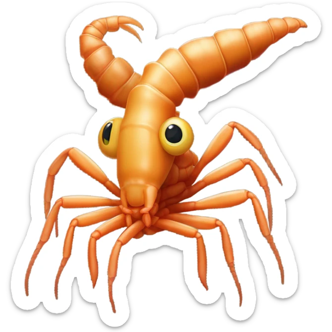 Anomalocaris Shrimp sticker