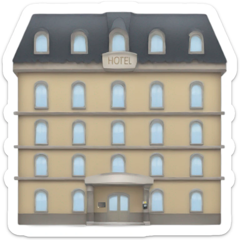 hotel sticker