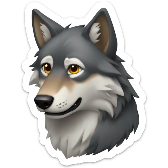 Wolf sticker