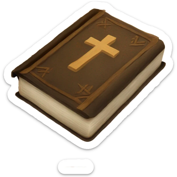 Bible book sticker