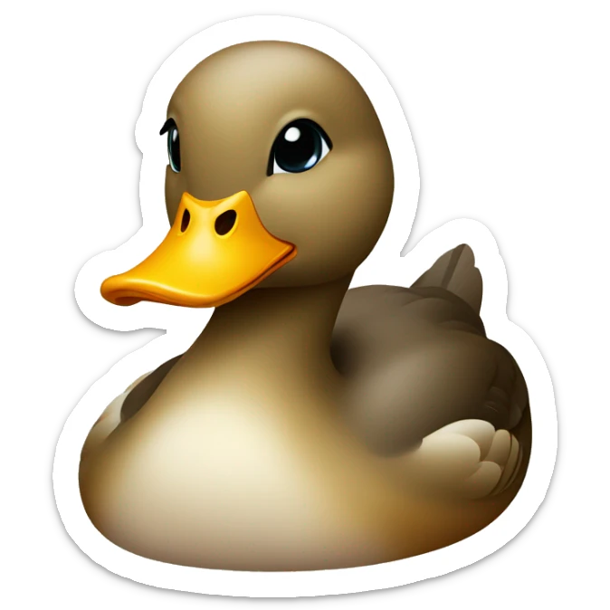 Duck  sticker