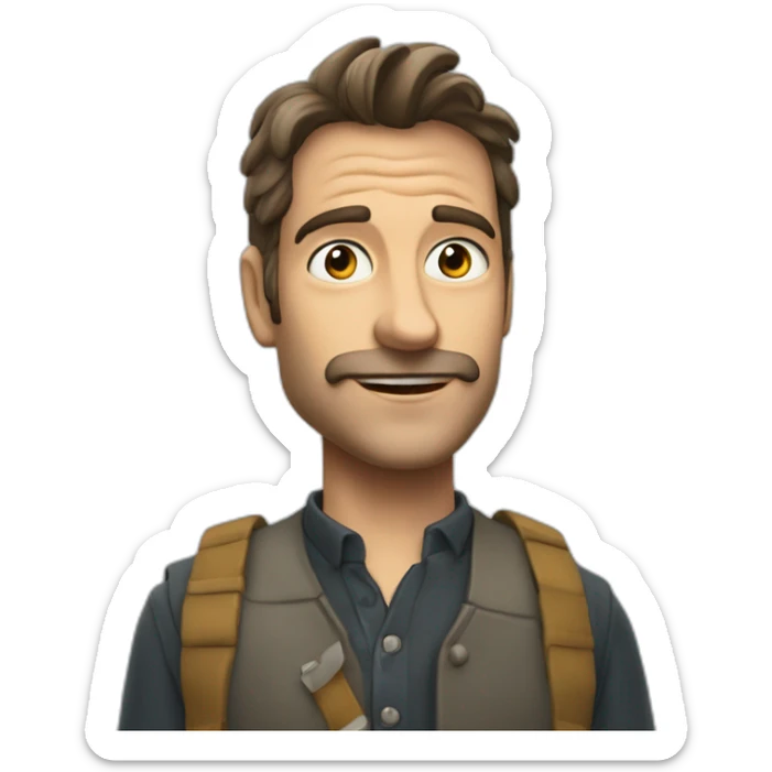 emilien du film taxle qui fume sticker